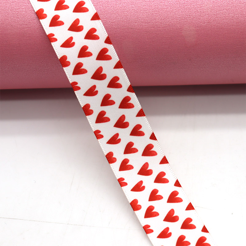 Red hearts ribbon