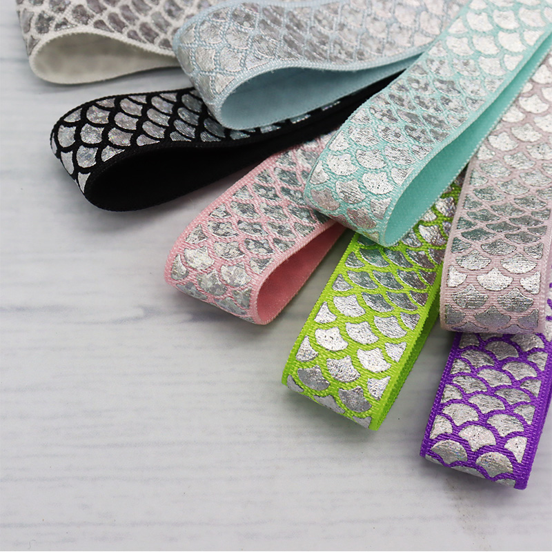 Pink fish scale ribbon
