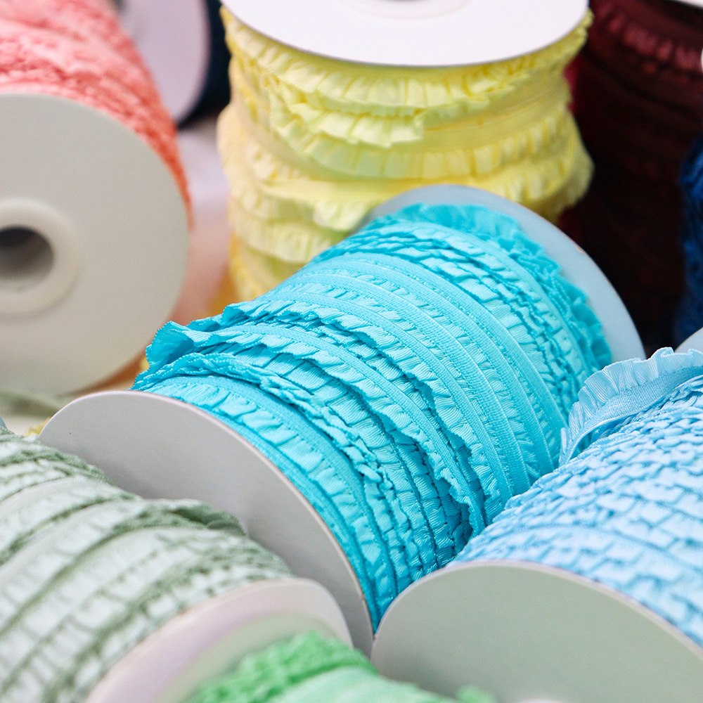 Elastic Ribbon Pleated Lace Ribbon Elastic Ribbon Pleated Lace Ribbon